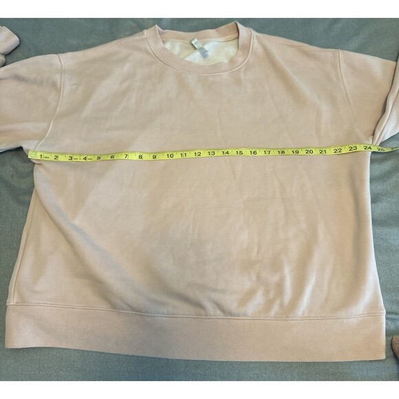 Women’s Fabletics PINK Long Sleeve Crewneck Sweatshirt Size XL - Picture 7 of 8